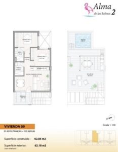 Bungalow en venta en Las esperanzas, San Pedro del Pinatar