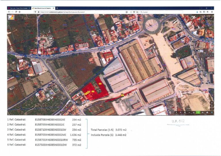 Terreno industrial en venta en Pedanias, Murcia