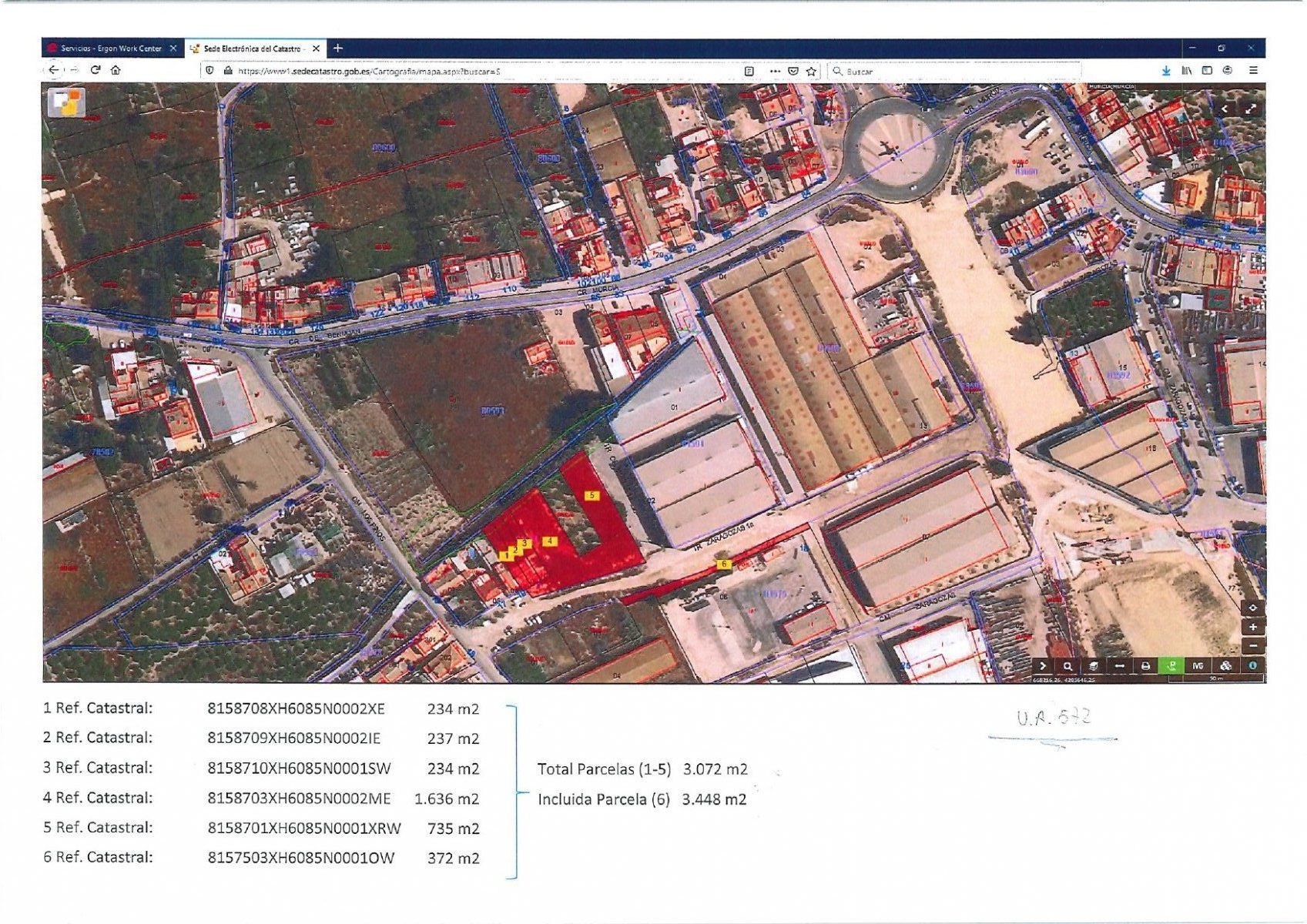 Terreno industrial en venta en Pedanias, Murcia