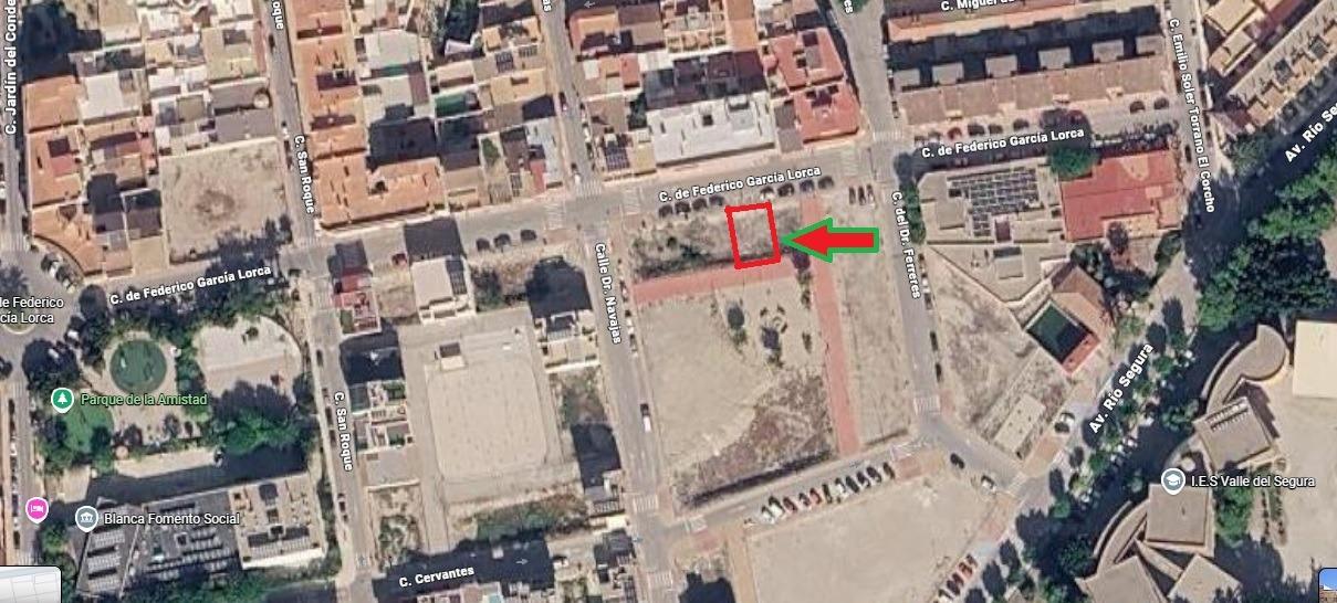 Terreno urbano en venta en Blanca centro, Blanca
